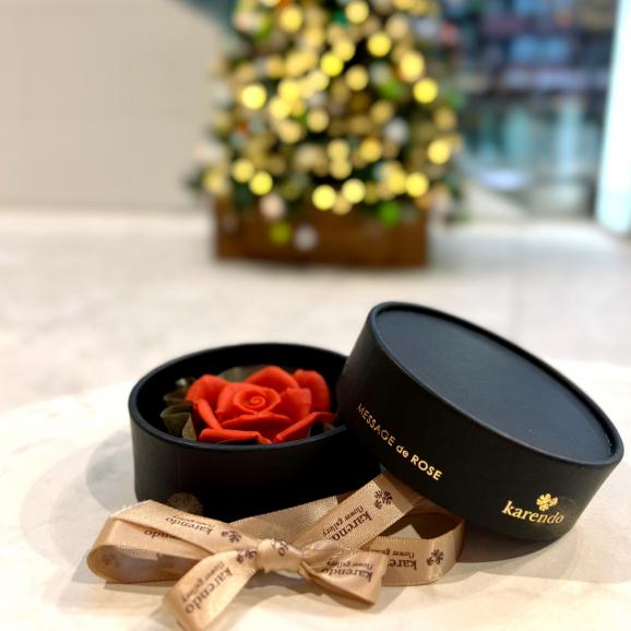 12月より販売開始【まるで本物!赤バラのチョコレート】ペタル・レッド05