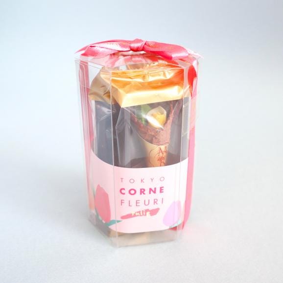 【プチギフトに最適！ キュートなブーケチョコレート】karendoコーン・フルーリ スタンディング　チューリップ06