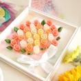 【開けて感動、薔薇のグミのブーケ！夏限定の贈り物】ブーケ・ミニヨン・ビジュ