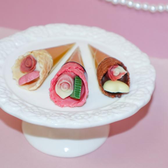 期間限定【ハートがかわいいミニブーケショコラ】コーンフルーリ スタンディング・バレンタイン03