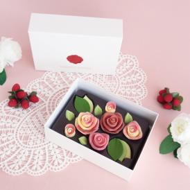 母の日【手紙のように贈るショコラギフト】レトルフルーリ・アネモネルージュ