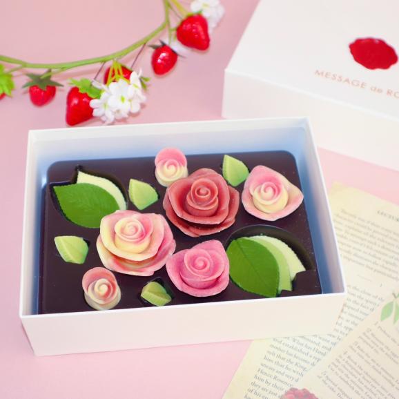 母の日【手紙のように贈るショコラギフト】レトルフルーリ・アネモネルージュ02