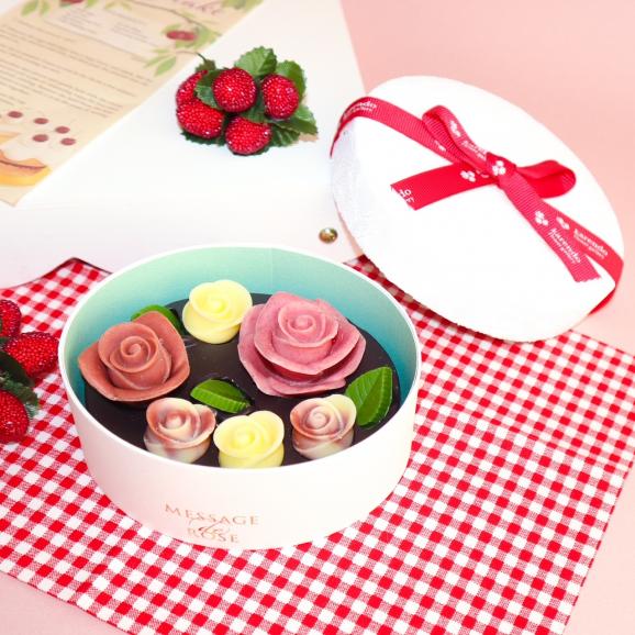 母の日【開けて感動！バラのチョコレート】ロズレ・アネモネルージュ02