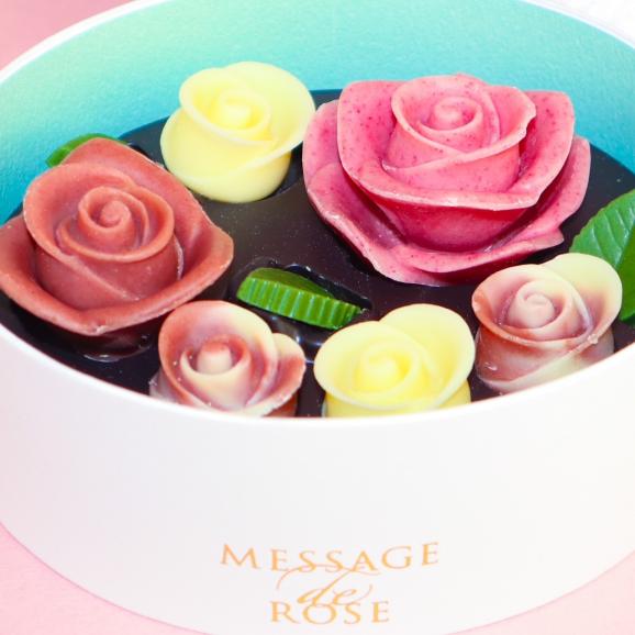 母の日【開けて感動！バラのチョコレート】ロズレ・アネモネルージュ04