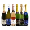 スパークリングワイン セット wine set 6本 白 第213弾 辛口 クレマン入り sparkling