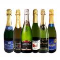 スパークリングワイン セット wine set 6本 白 第215弾 辛口 クレマン入り sparkling