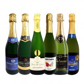スパークリングワイン6本セット 辛口 sparkling wine set