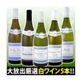 【送料無料★5本全てブルゴーニュ!!】特大感謝の厳選ブルゴーニュ白ワイン大放出5本セット!!【クール便別途 税別300円】
