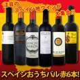 スペイン全土の地ワイン満喫!!<br>スペインおうちバル赤ワイン6本セット!!<br>【送料無料】赤ワイン好きのために特別に厳選！<br>ぜ～んぶ京橋ワイン独占輸入！【クール便別途 税別300円】