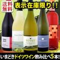 【送料無料!!★表示在庫限り!!】ぜーんぶ当店独自輸入☆これは楽しい☆いまどきドイツワイン飲み比べ5本セット!!【クール便別途 税別300円】