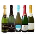 【送料無料】第38弾！1本当たり796円(税別)！得々泡セット！当店ワイン厳選！お手頃スパークリングワイン5本セット！