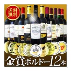 【送料無料】第2弾！特別限定企画！金賞ボルドースペシャル!!京橋ワイン厳選金賞赤ワイン12本セット！