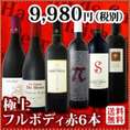 【送料無料】≪シーズン到来!!≫濃厚赤ワイン好き必見!大満足のフルボディ6本セット!【クール便別途 税別300円】