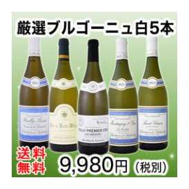 【送料無料★5本全てブルゴーニュ!!】特大感謝の厳選ブルゴーニュ白ワイン大放出5本セット!!【送料無料!!】【クール便別途 税別300円】