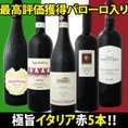 【送料無料】≪最高評価獲得バローロ入り≫極旨イタリア赤5本セット