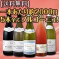 【送料無料★5本全てブルゴーニュ!!】特大感謝の厳選ブルゴーニュワイン大放出5本セット!!