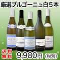 【送料無料★5本全てブルゴーニュ!!】特大感謝の厳選ブルゴーニュ白ワイン大放出5本セット!!