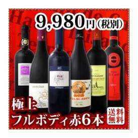 【送料無料】≪濃厚赤ワイン好き必見!≫大満足のフルボディ6本セット!