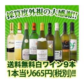 【送料無料】厳選白ワイン9本セット！！