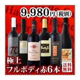 【送料無料】≪濃厚赤ワイン好き必見!≫大満足のフルボディ6本セット!!