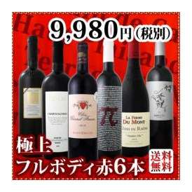 【送料無料】≪濃厚赤ワイン好き必見!≫大満足のフルボディ6本セット!!!!