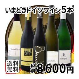 【送料無料】格上赤ワイン入り★全部当店独自輸入★今どきドイツワイン5本セット!!!