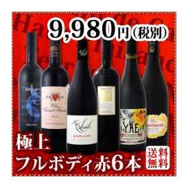 【送料無料】≪濃厚赤ワイン好き必見!≫大満足のフルボディ6本セット!!!!!!