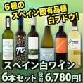【送料無料】スペインおうちバル 白ワイン6本セット！