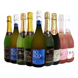 スパークリングワイン セット スペイン フランス wine set sparkling 9本 白 辛口 第148弾