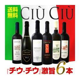 【送料無料】大人気イタリアン【チウ・チウ】激旨6本セット!!!