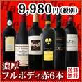 【送料無料】≪濃厚赤ワイン好き必見≫大満足のフルボディ6本セット
