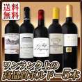 【送料無料】超大当たり2010年ばかりの厳選ボルドー赤5本セット!!