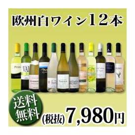 【送料無料】1本あたり665円(税別)!!採算度外視の大感謝!厳選白ワイン12本セット!