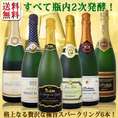 【送料無料】ぜんぶクレマン！フランスの高級瓶内2次発酵の伝統製法！クレマンだけの至福なるスパークリング6本！