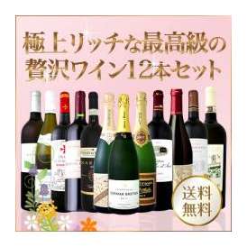 【送料無料】当店ベストセラー極上リッチな最高級の贅沢ワイン12本セット!!!
