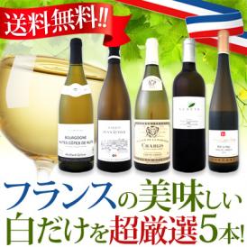 【送料無料】NIKKEIプラス１堂々１位獲得[ジャド・シャブリ]も！フランスの美味しい白ワインだけを超厳選5本セット！