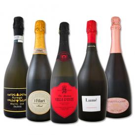 【送料無料】≪イタリア・スペイン≫極旨スパークリング5本セット！