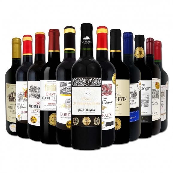 Bordeaux Majeste 赤ワイン セット 750ml コルクスクリュー 赤ワイン セット フランス ボルドー 12本 wine set 750ml フルボディ