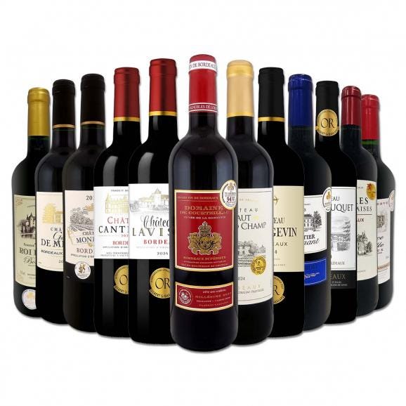 赤ワイン セット フランス ボルドー 12本 wine set 750ml フルボディ