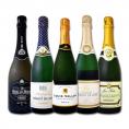 【送料無料】ぜんぶ瓶内2次発酵！ぜんぶフランス！クレマンなど格上スパークリング5本！