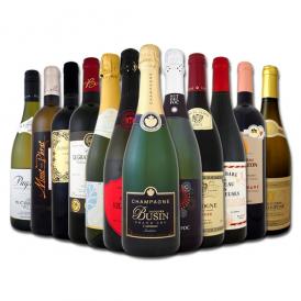【送料無料】特級シャンパン＆ブルゴーニュ＆ヴィラデステ入り！35％OFF！1本当たり1,250円(税別)の特大スペシャル！12本15,000円(税別)！