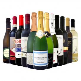 【送料無料】泡、赤、白！ちょっといいワインも入ってます！毎日楽しめる厳選ワイン12本セット！