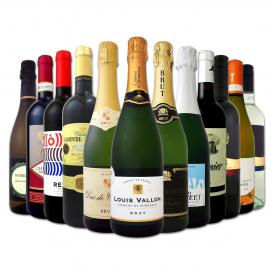【送料無料】泡、赤、白！ちょっといいワインも入ってます！毎日楽しめる厳選ワイン12本セット！