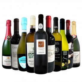 39％OFF 必見ベストセラーバラエティ 当店代表する人気一押しワイン wine ばかりを集めた渾身の赤白泡スペシャルパーティー10本セット set 