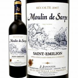 ムーラン・ド・サルプ 2007 フランス France ボルドー bordeaux サンテミリオン ワイン wine 赤ワイン wine 赤 ギフト プレゼント 750ml