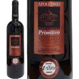 アッポローニオ・テラニョーロ・サレント・プリミティーヴォ 2015 イタリア Italy 赤ワイン wine 750ml フルボディ 辛口