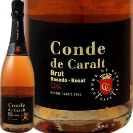 コンテ・デ・カラル・カバ・ブリュット・ロゼ rose スペイン Spain ロゼ rose スパークリング sparkling ワイン wine 750ml カヴァ 辛口 