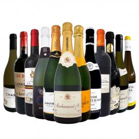  本格シャンパン＆ブルゴーニュ bourgogne 入り 特大スペシャル12本セット set 