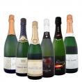  ぜんぶ瓶内2次発酵のシャンパン製法 クレマン clement ＆カバ極旨至福スパークリング sparkling 6本 