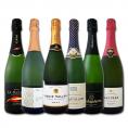 ぜんぶ瓶内2次発酵のシャンパン製法 クレマン clement ＆カバ極旨至福スパークリング sparkling 6本 